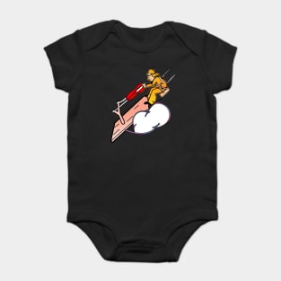 305th Bombardment Squadron wo Txt Baby Bodysuit